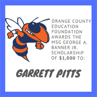 Garrett Pitts - G. Bannar Scholarship - $1000